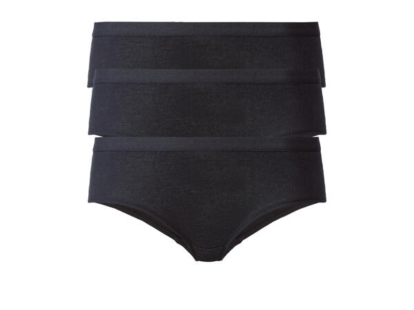 Ladies' Ribbed Hipster Briefs