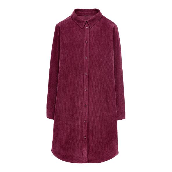 UP2Fashion(R) 				Robe en velours côtelé