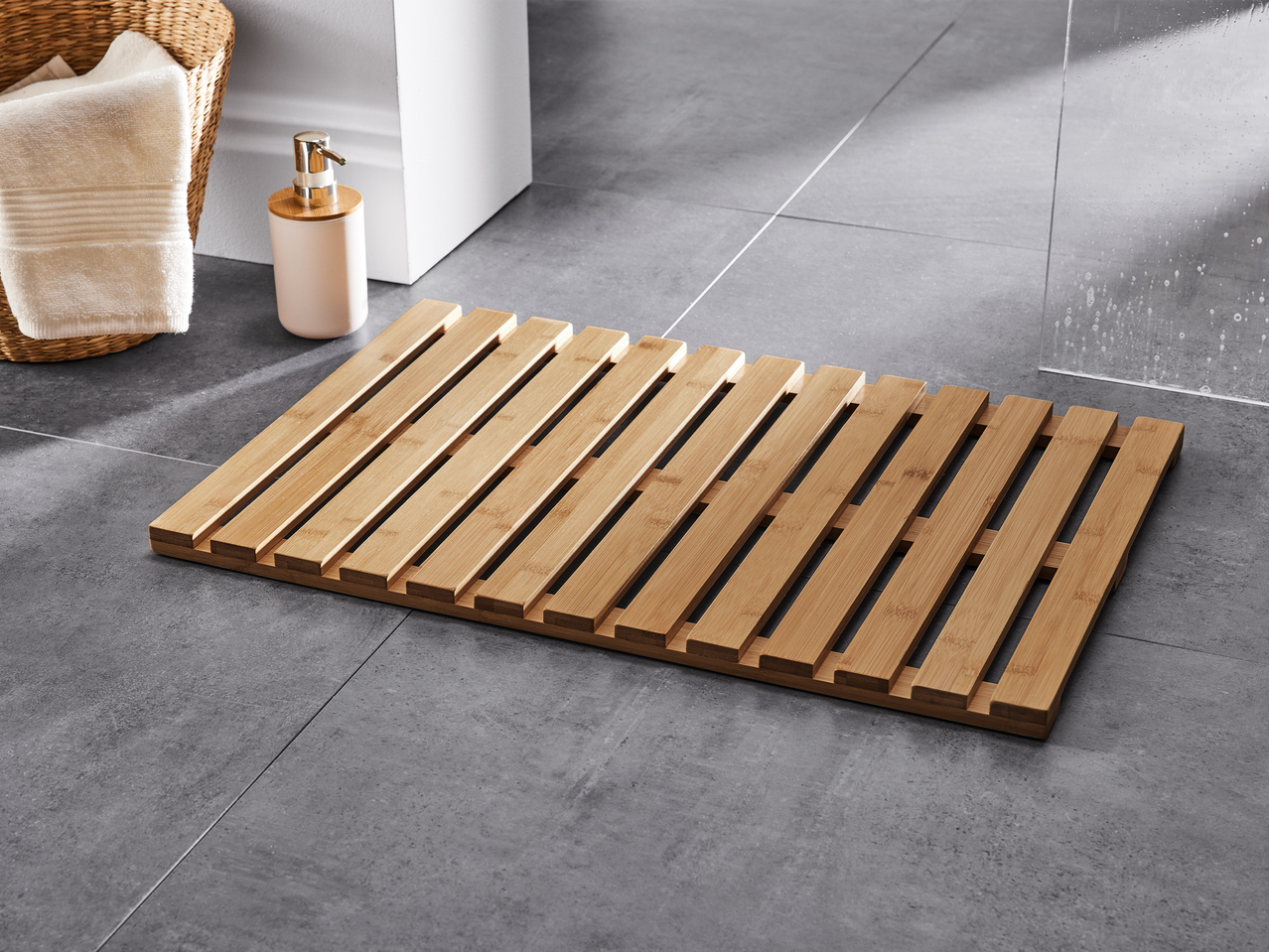 Bamboo Bath Mat 40x60cm or Bamboo Bath Tray