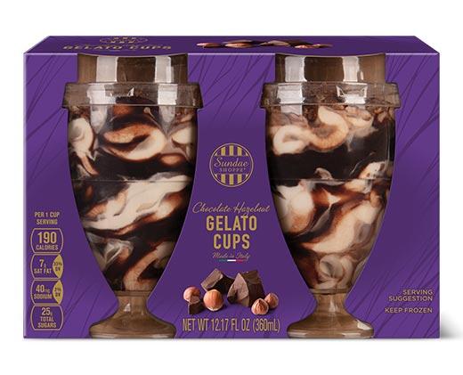 Sundae Shoppe Italian Gelato Cups Mixed Assortment