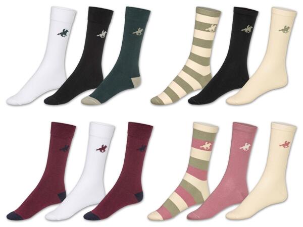 Damen/​Herren Socken, 3 Paar