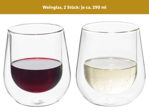 Thermo Glas, 2 Stück