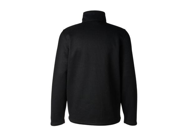 CRIVIT Men's Black Fleece Jacket