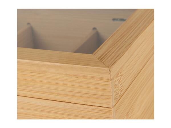 Livarno Home Bamboo Tea Box
