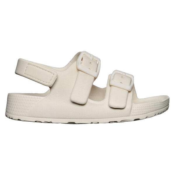 Lily & Dan/ L&D Cream Toddler Lightweight Footbed Sandals - 11/12