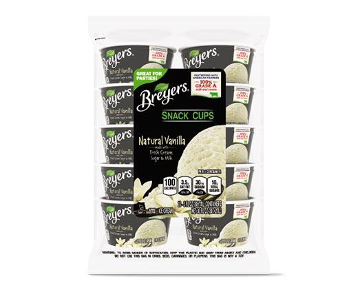 Breyer's 
 Natural Vanilla Ice Cream Cups