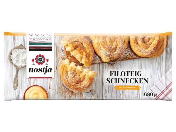 Filoteig-Schnecken