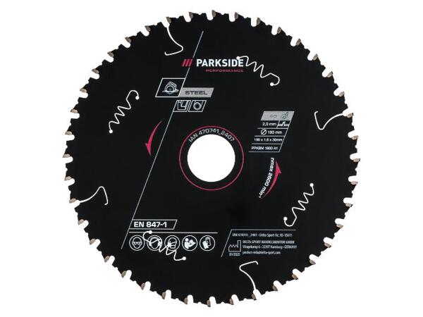 Pilový kotouč pro ruční okružní pilu PPKSBS A, 190 mm