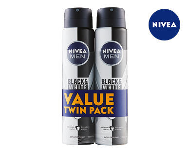 Nivea Invisible Black & White APD 2 x 150g