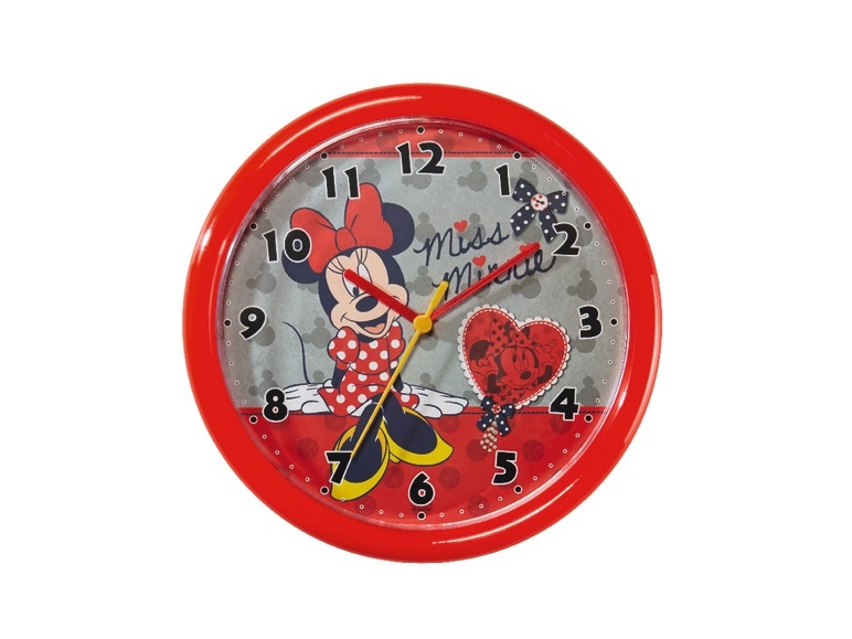 Kids' Wall Clock "Hello Kitty, Spider-Man, Minnie, Cars"