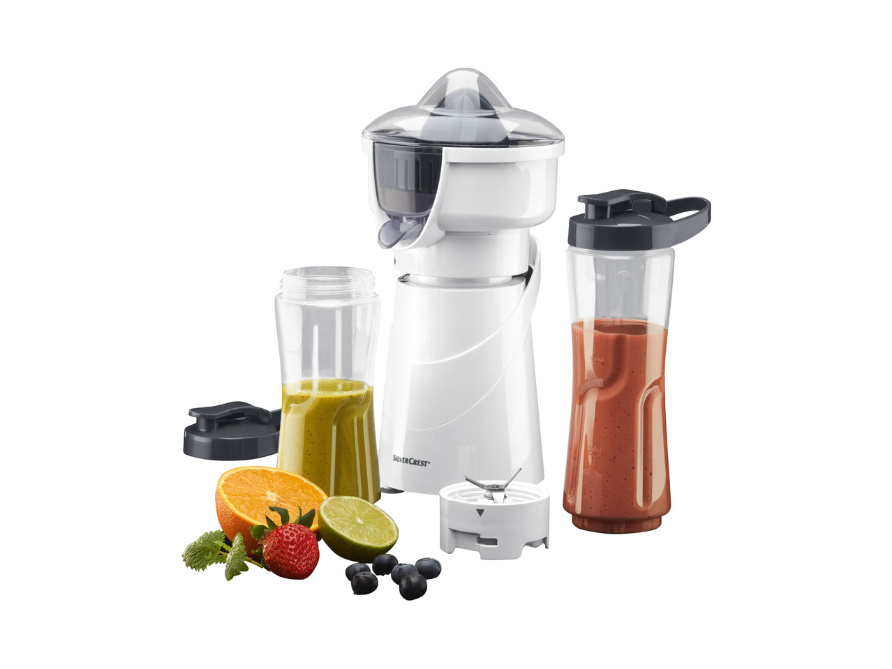 SILVERCREST KITCHEN TOOLS 300W 2-in-1 Smoothie Maker & Citrus Juicer