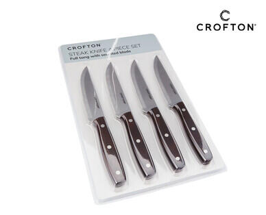 Classic Stainless Steel Steak Knives 4pk