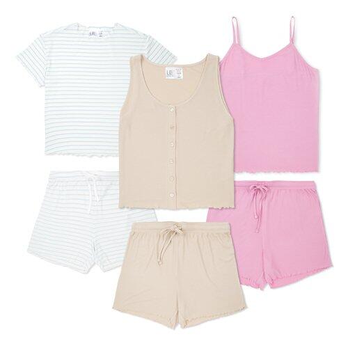 UP 2 FASHION WOMEN Damen-Shorty-Pyjama