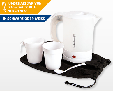 STUDIO Reise-Wasserkocher-Set