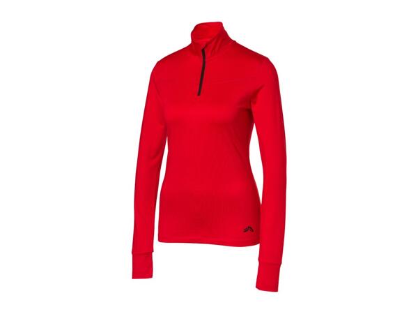 CRIVIT Ladies' Red Thermal Sports Top