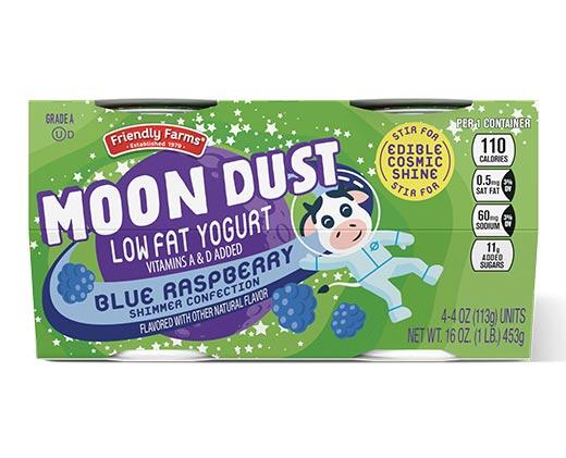 Friendly Farms Moon Dust Yogurt Pink Lemonade or Blue Raspberry