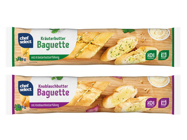 Kräuter-/Knoblauch-Baguette
