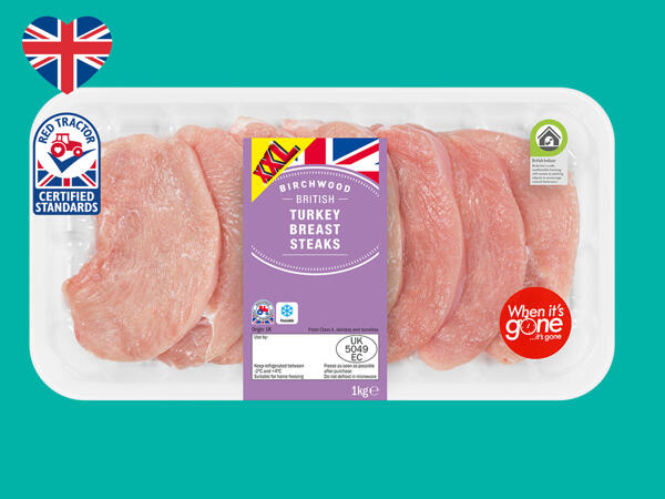 Birchwood British Turkey Breast Steaks