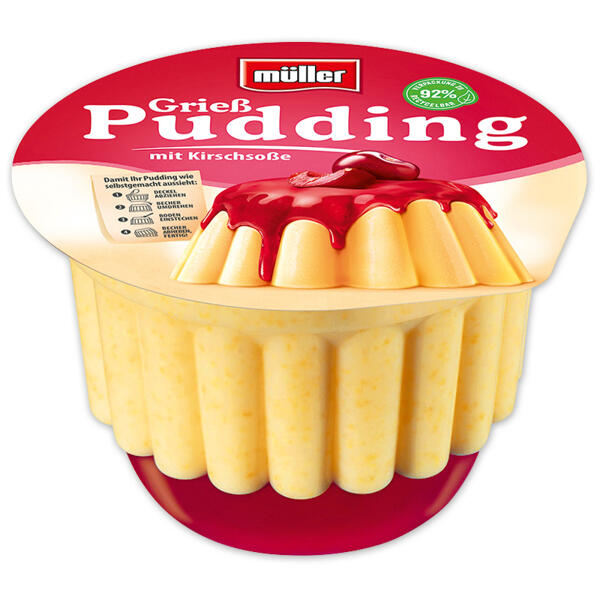 Pudding mit Soße
