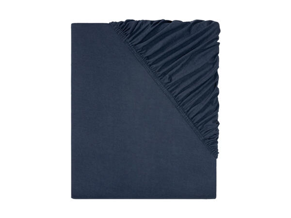 Livarno Home Double Jersey Fitted Sheet