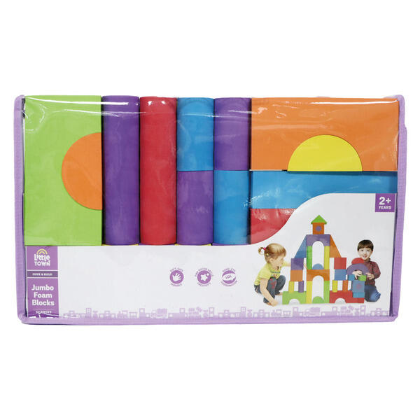 Little Town Bright Foam Blocks