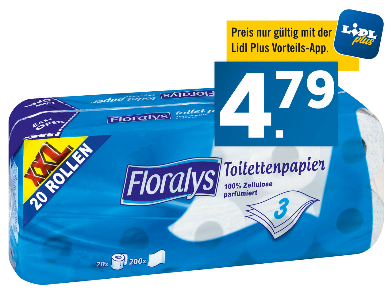 FLORALYS Toilettenpapier