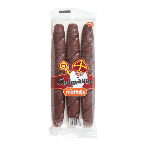 Gechocolateerde guimauve, 3 st.