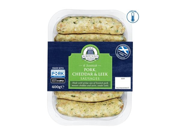 Robertson's Pork, Cheddar & Leek Sausages