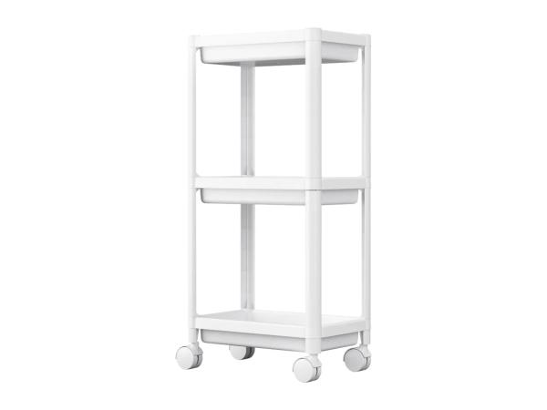 W5 White Storage Trolley