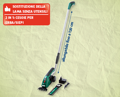 Cesoie per erba e siepi con batteria agli ioni di litio GARDENLINE(R)