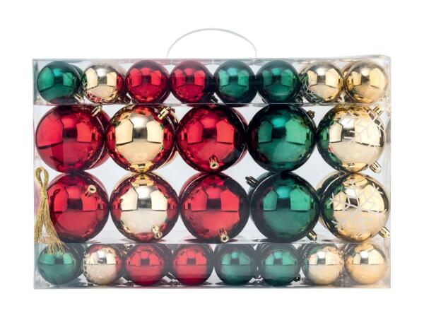 Boules de Noël, set de 68