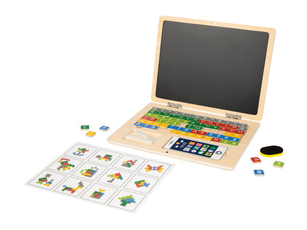 Playtive Wooden Laptop / Magnetic Clock
