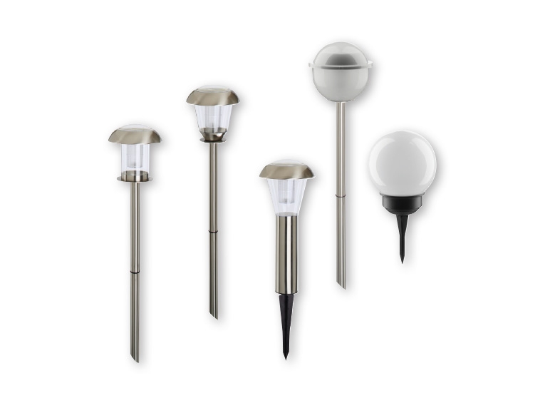 Livarno Lux Solar-Powered LED Ground Lamp