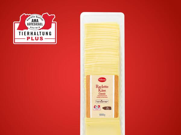 Raclettekäse in Scheiben