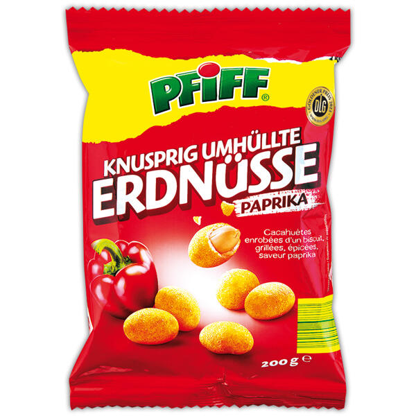 Erdnüsse im Teigmantel