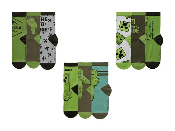 Chaussettes, set de 3 paires