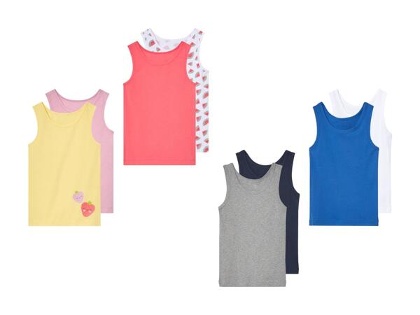 Maillots de corps pour enfant, set de 2