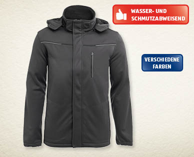 KING CRAFT FASHION(R) Herren-Arbeits-Softshell-Jacke