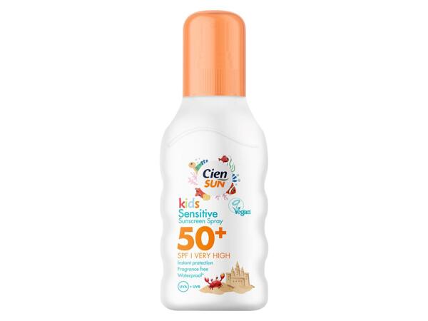 Cien Sun Kids Sensitve Suncreen Spray 50+