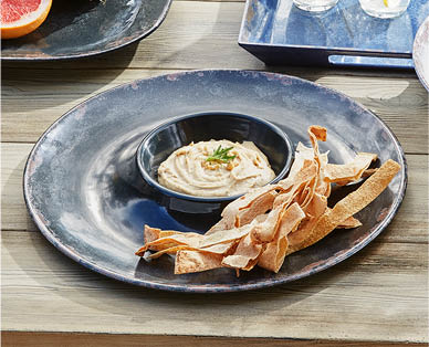 Premium Melamine Chip and Dip Platter