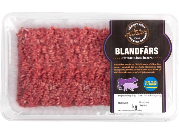 Färsk blandfärs