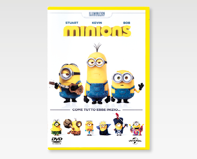 DVD dei Minions UNIVERSAL