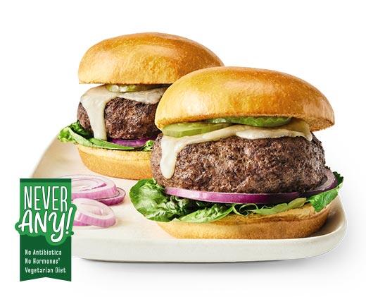 Never Any! 
 Fresh Ground Bison