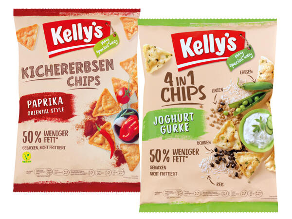 Kelly‘s Linsen-/Kichererbsen-/ 4in1- oder Protein-Chips