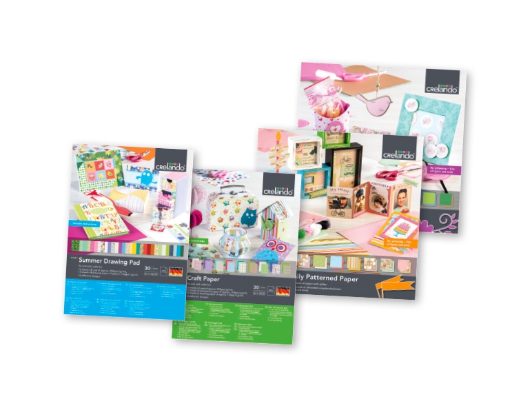 Crelando(R) Assorted Craft Paper
