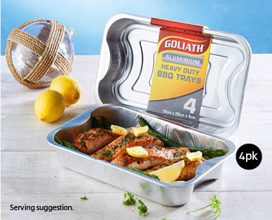 Heavy Duty BBQ Tray 4pk