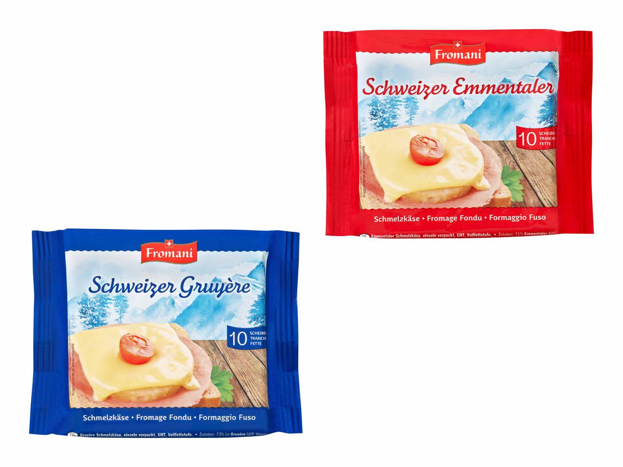 Fromage fondu en tranches