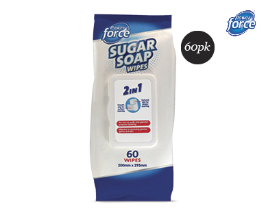 SUGAR SOAP WIPES 60PK