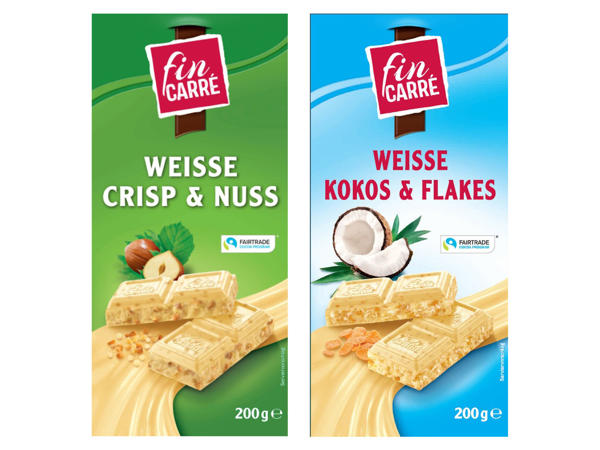 FINCARRÉ Weiße Schokolade