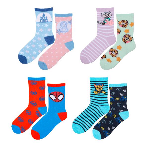 DISNEY(R)/NICKELODEON(R)/MARVEL(R) 				Socken, 2 Paar